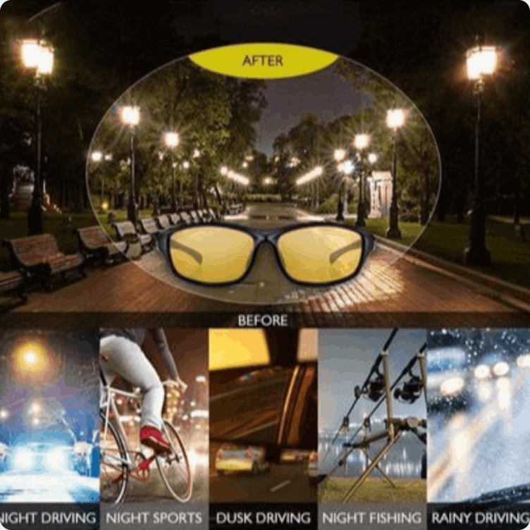 HawkEye Night Driving Glasses